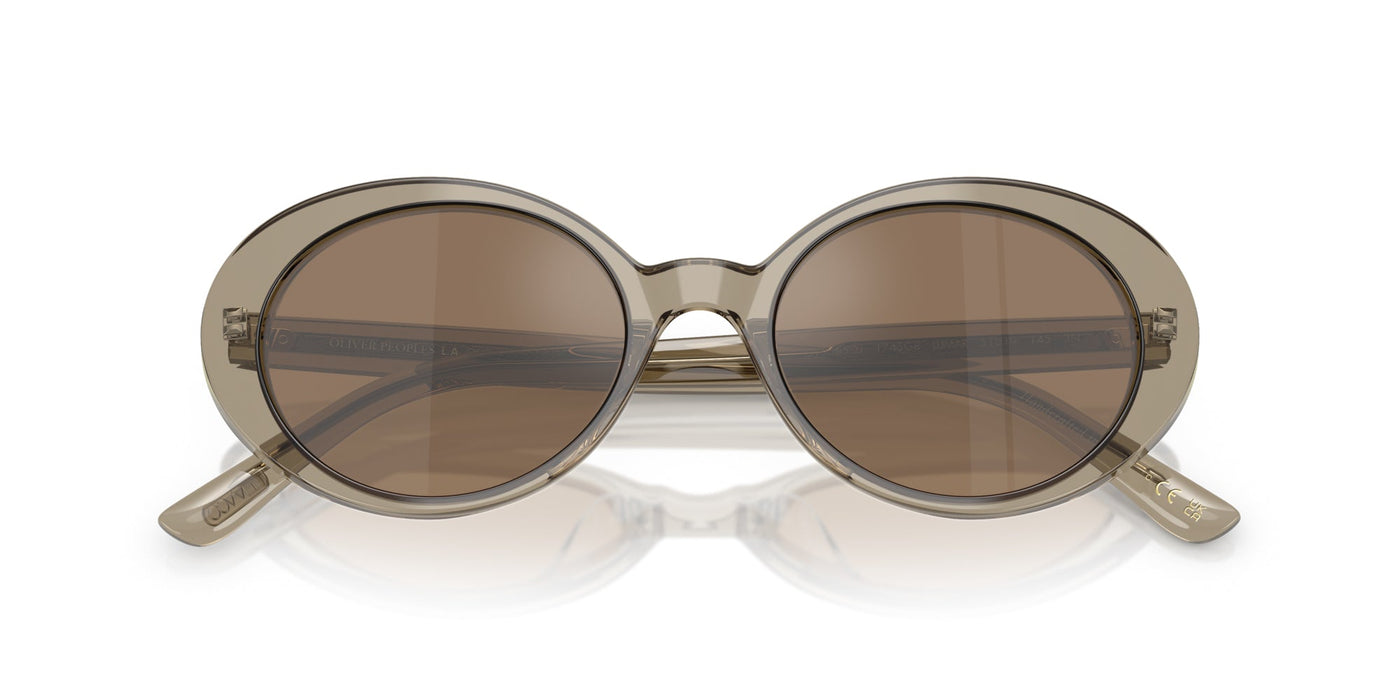 Oliver Peoples Lumar OV5565SU Sencha/Cognac Mirror #colour_sencha-cognac-mirror