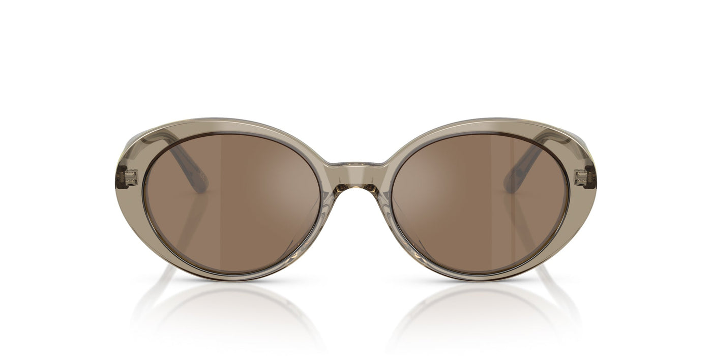 Oliver Peoples Lumar OV5565SU Sencha/Cognac Mirror #colour_sencha-cognac-mirror