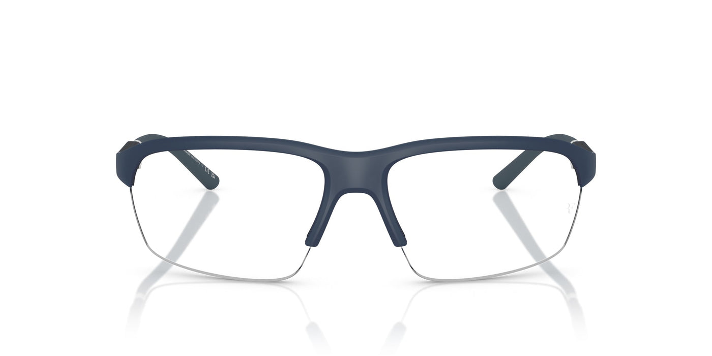 Oliver Peoples R-6 OV5572S Semi-Matte Blue Ash/Clear Blue Light Filter #colour_semi-matte-blue-ash-clear-blue-light-filter