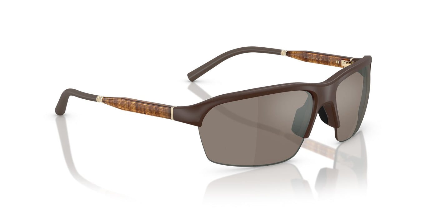 Oliver Peoples R-6 OV5572S Semi-Matt Umber/Sierra Flash Mirror #colour_semi-matt-umber-sierra-flash-mirror