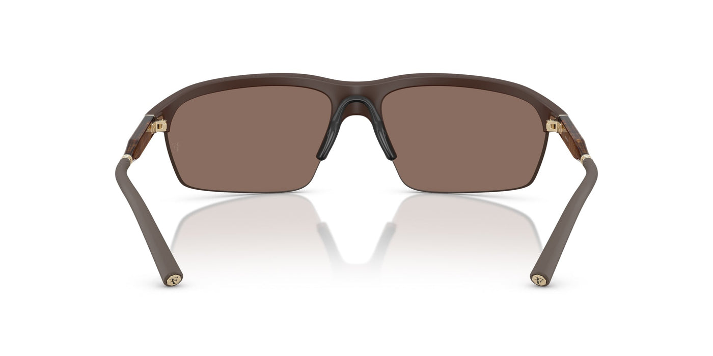 Oliver Peoples R-6 OV5572S Semi-Matt Umber/Sierra Flash Mirror #colour_semi-matt-umber-sierra-flash-mirror