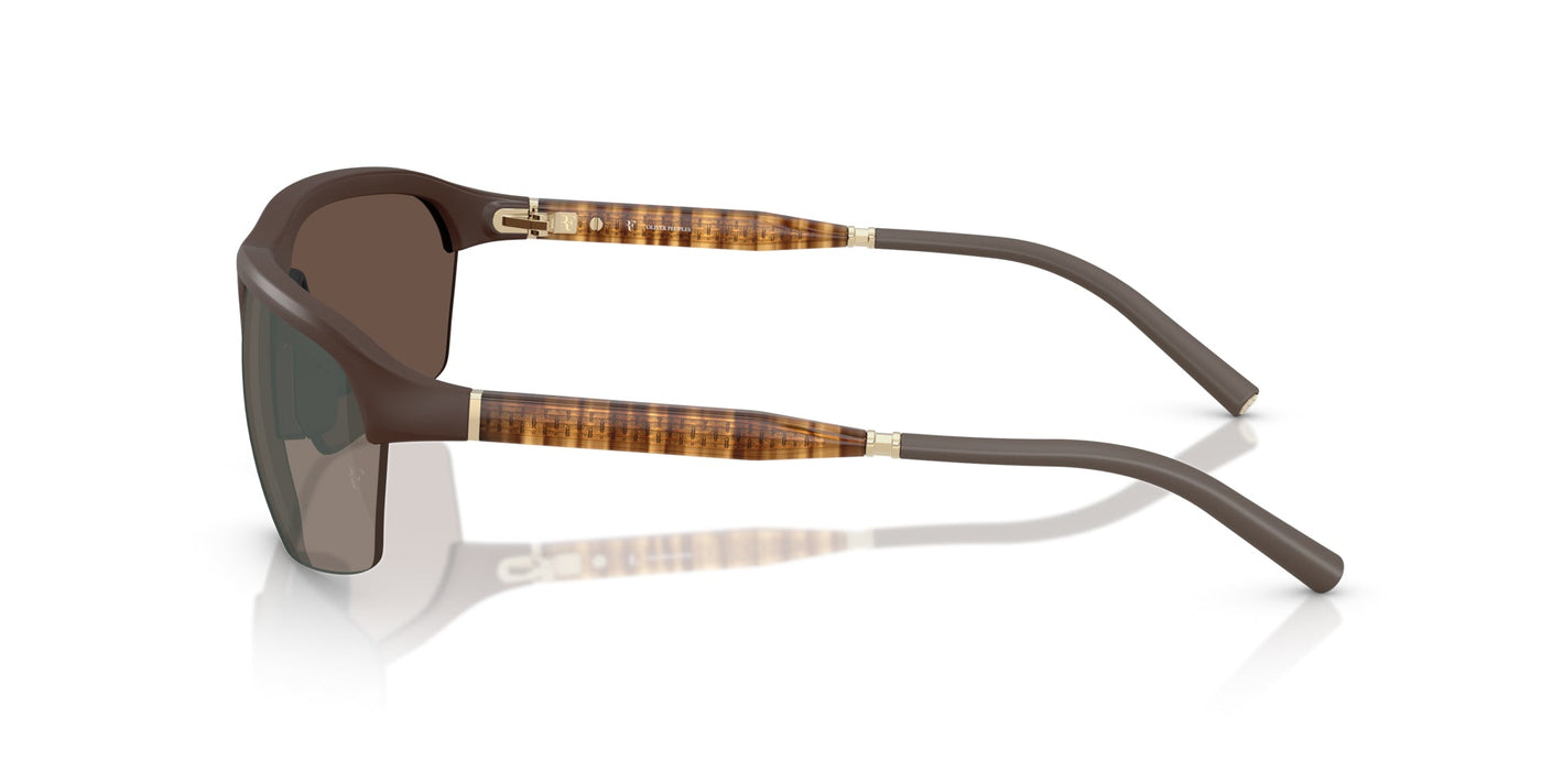 Oliver Peoples R-6 OV5572S Semi-Matt Umber/Sierra Flash Mirror #colour_semi-matt-umber-sierra-flash-mirror