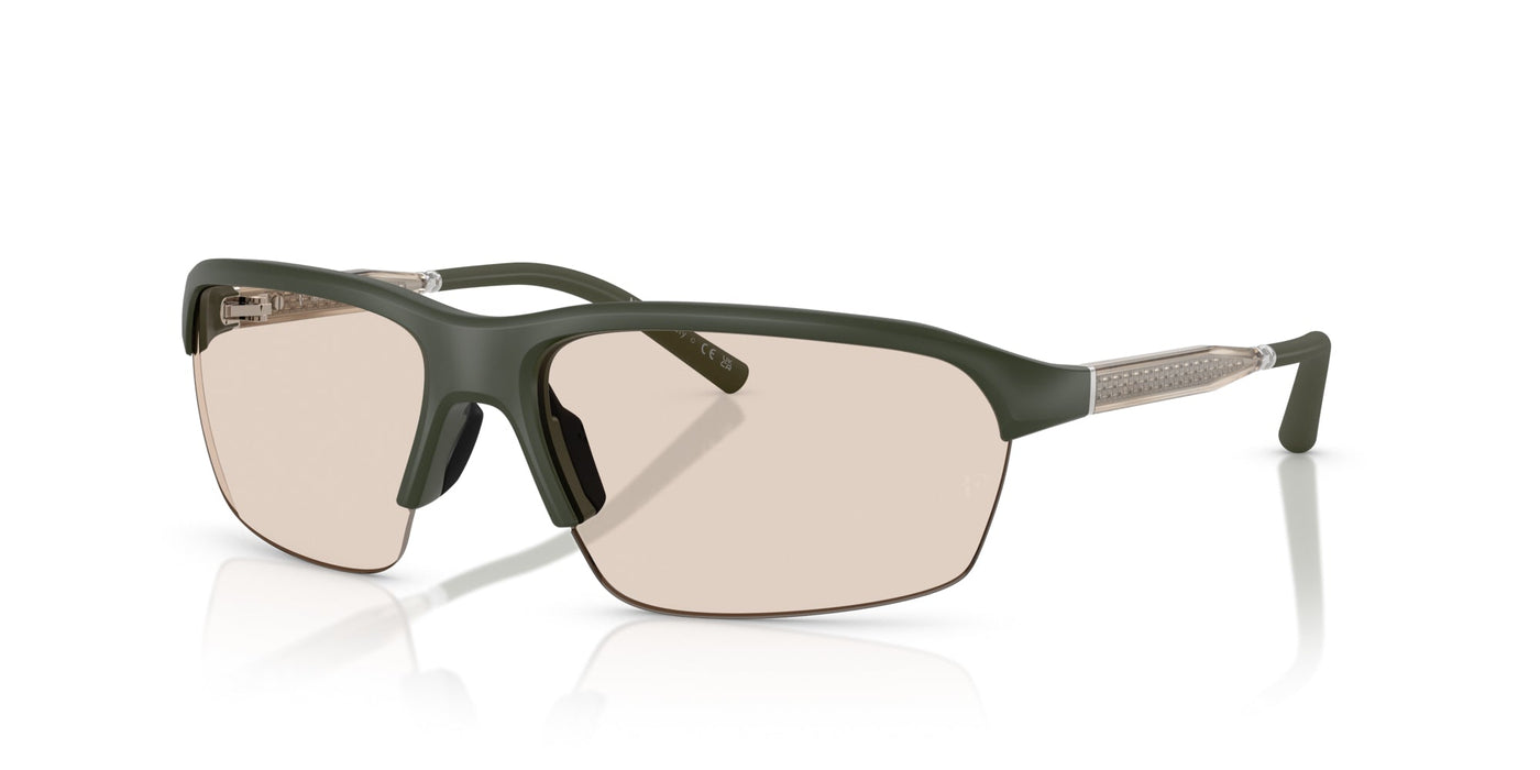 Oliver Peoples R-6 OV5572S Semi-Matt Green Smoke/Sable Photochromic #colour_semi-matt-green-smoke-sable-photochromic