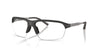 Oliver Peoples R-6 OV5572S Semi-matte Anthracite/Clear Blue Light Filter #colour_semi-matte-anthracite-clear-blue-light-filter