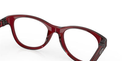 Oakley Junior Humbly OY8022 Polished Transparent Brick Red #colour_polished-transparent-brick-red