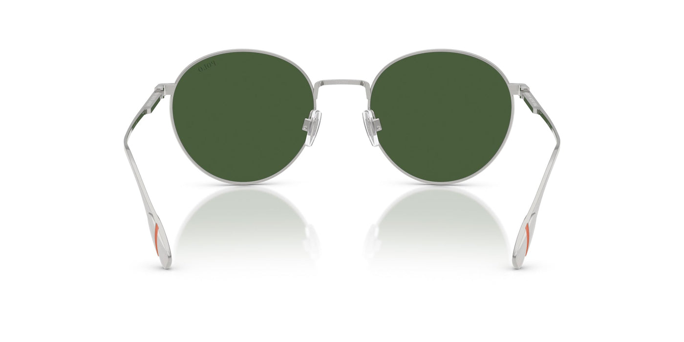 Polo Ralph Lauren PH3158 Brushed Silver/Bottle Green #colour_brushed-silver-bottle-green