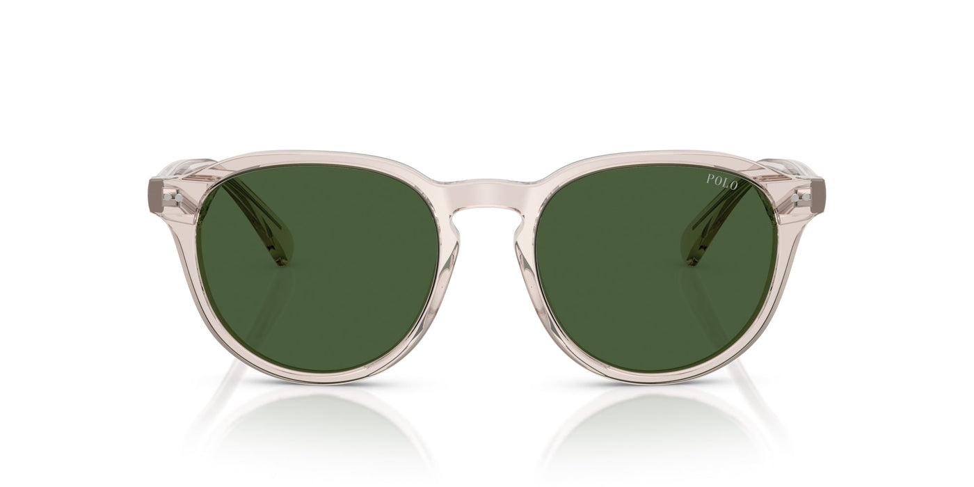 Polo Ralph Lauren PH4221 Shiny Transparent Light Taupe/Bottle Green #colour_shiny-transparent-light-taupe-bottle-green