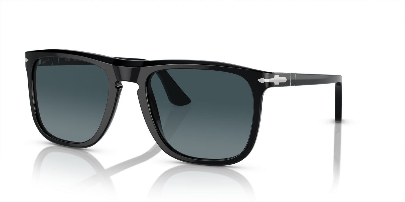 Persol PO3336S Black/Light Blue Dark Blue Gradient #colour_black-light-blue-dark-blue-gradient