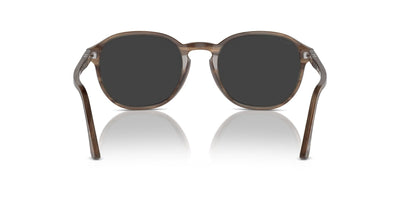 Persol PO3343S Striped Brown/Grey Polarised #colour_striped-brown-grey-polarised