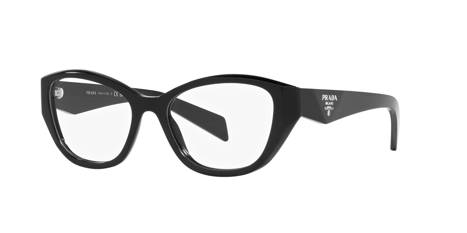 Prada black outlet eyeglass frames