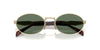 Prada SPR65Z Pale Gold/Dark Green #colour_pale-gold-dark-green