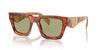 Prada SPR A06 Cognac Tortoise/Green #colour_cognac-tortoise-green