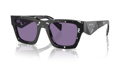 Prada SPR A06 Tortoise Black Crystal/Violet Internal Silver Mirror #colour_tortoise-black-crystal-violet-internal-silver-mirror