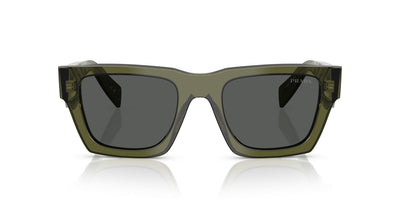 Prada SPR A06 Transparent Military/Dark Grey #colour_transparent-military-dark-grey