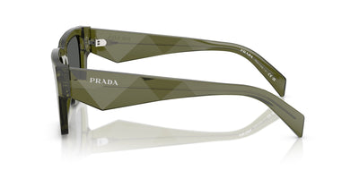 Prada SPR A06 Transparent Military/Dark Grey #colour_transparent-military-dark-grey