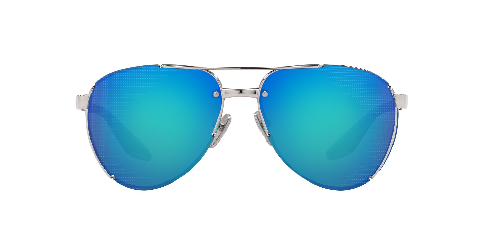 Aviator sunglasses with cheap blue mirror lenses