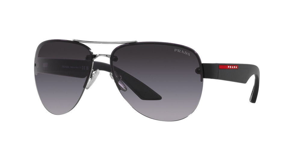 Prada Sport Linea Rossa SPS55Y Silver/Grey Gradient #colour_silver-grey-gradient