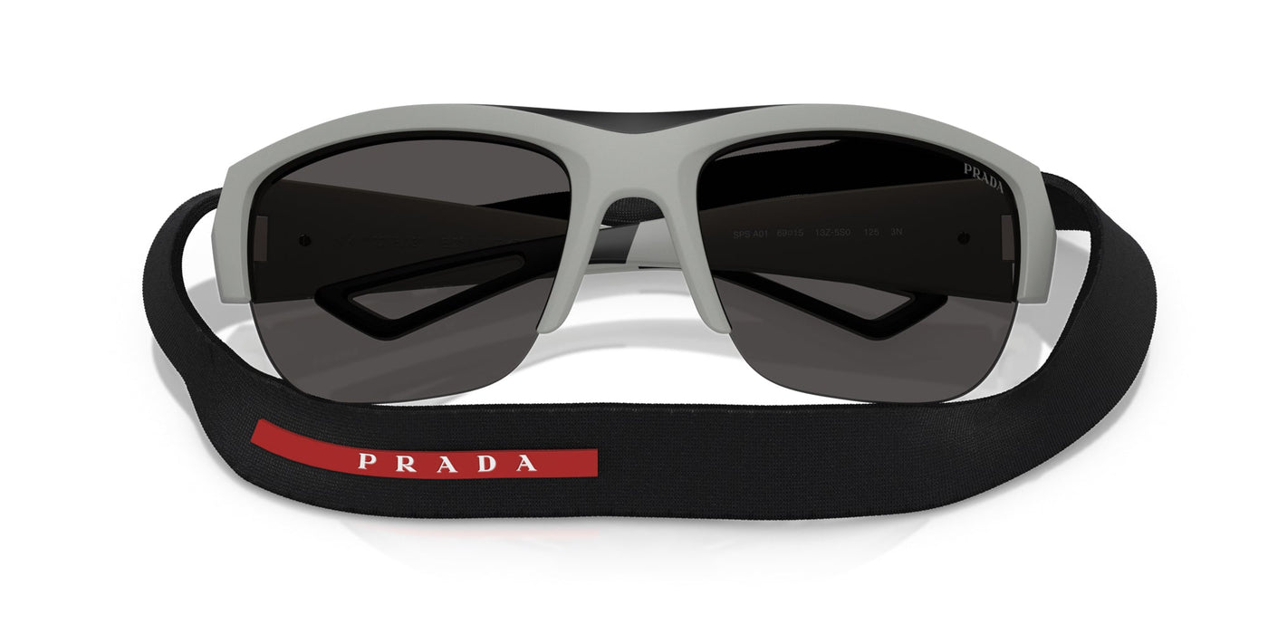 Prada Linea Rossa SPS A01 Matt Iron Grey/Dark Grey #colour_matt-iron-grey-dark-grey