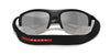 Prada Linea Rossa SPS A01 Nero Opaco/Light Grey Silver Mirror #colour_nero-opaco-light-grey-silver-mirror