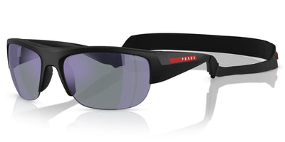 Prada Linea Rossa SPS A01 Matte Black/Dark Blue Violet Mirror #colour_matte-black-dark-blue-violet-mirror