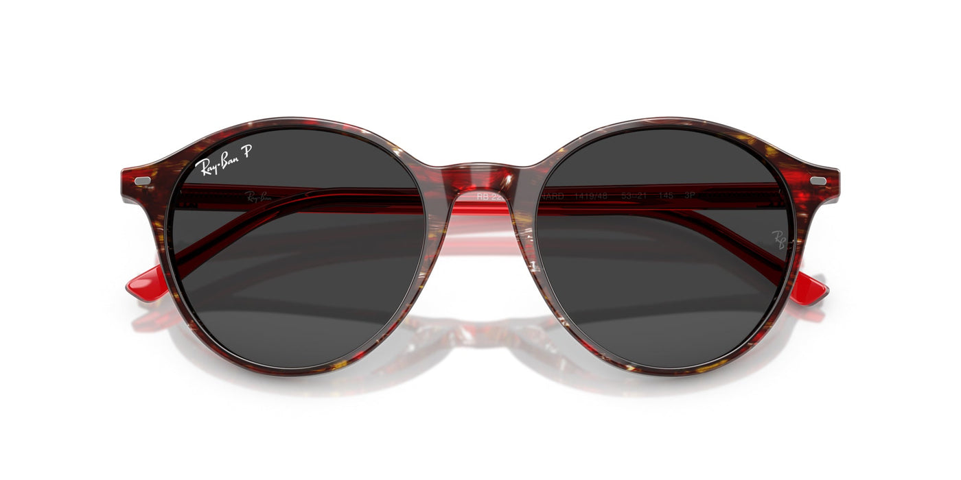 Ray-Ban Bernard RB2230 Transparent Shade Fantasy Red/Black Polarised #colour_transparent-shade-fantasy-red-black-polarised