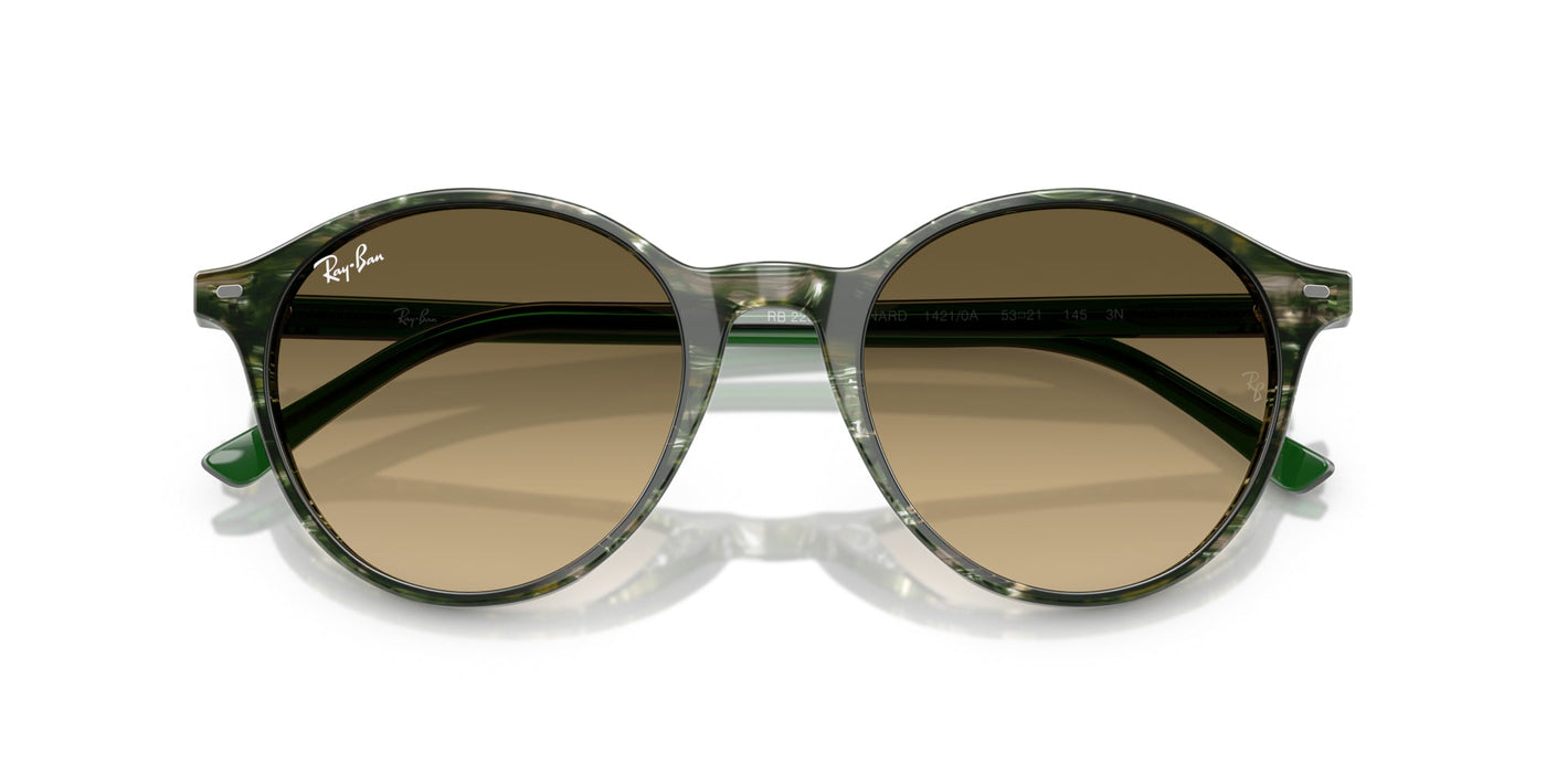 Ray-Ban Bernard RB2230 Transparent Shade Fantasy Green/Brown #colour_transparent-shade-fantasy-green-brown