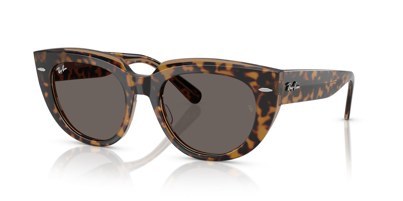 Ray-Ban Doreen RB2286 Havana On Transparent Brown/Dark Grey #colour_havana-on-transparent-brown-dark-grey