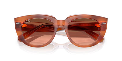 Ray-Ban Doreen RB2286 Red Havana On Transparent Multicolour/Pink Brown Gradient #colour_red-havana-on-transparent-multicolour-pink-brown-gradient