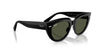 Ray-Ban Doreen RB2286 Black/G-15 Green #colour_black-g-15-green