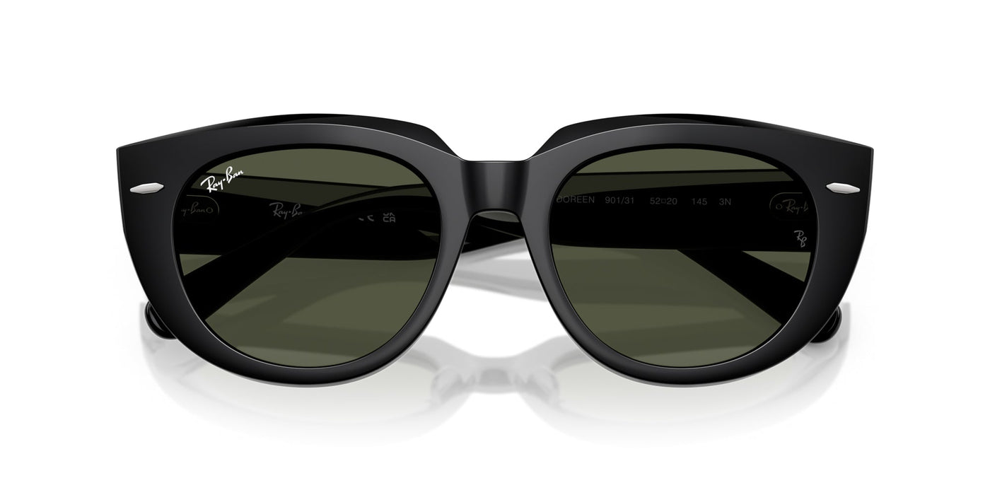 Ray-Ban Doreen RB2286 Black/G-15 Green #colour_black-g-15-green