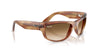 Ray-Ban Mega Balorama RB2289 Striped Brown/Clear Brown Gradient #colour_striped-brown-clear-brown-gradient