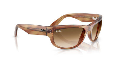 Ray-Ban Mega Balorama RB2289 Striped Brown/Clear Brown Gradient #colour_striped-brown-clear-brown-gradient