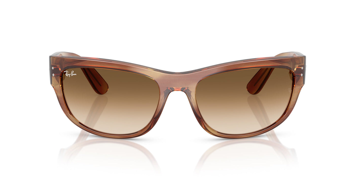 Ray-Ban Mega Balorama RB2289 Striped Brown/Clear Brown Gradient #colour_striped-brown-clear-brown-gradient