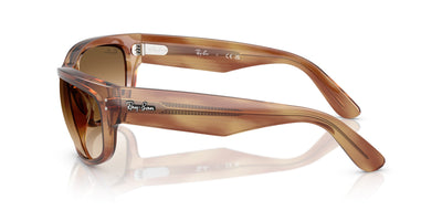 Ray-Ban Mega Balorama RB2289 Striped Brown/Clear Brown Gradient #colour_striped-brown-clear-brown-gradient