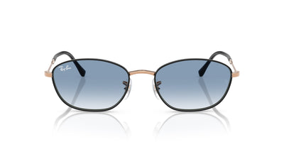 Ray-Ban RB3749 Black On Rose Gold/Clear Blue Gradient #colour_black-on-rose-gold-clear-blue-gradient