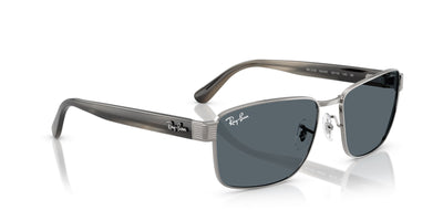 Ray-Ban RB3750 Gunmetal/Blue #colour_gunmetal-blue