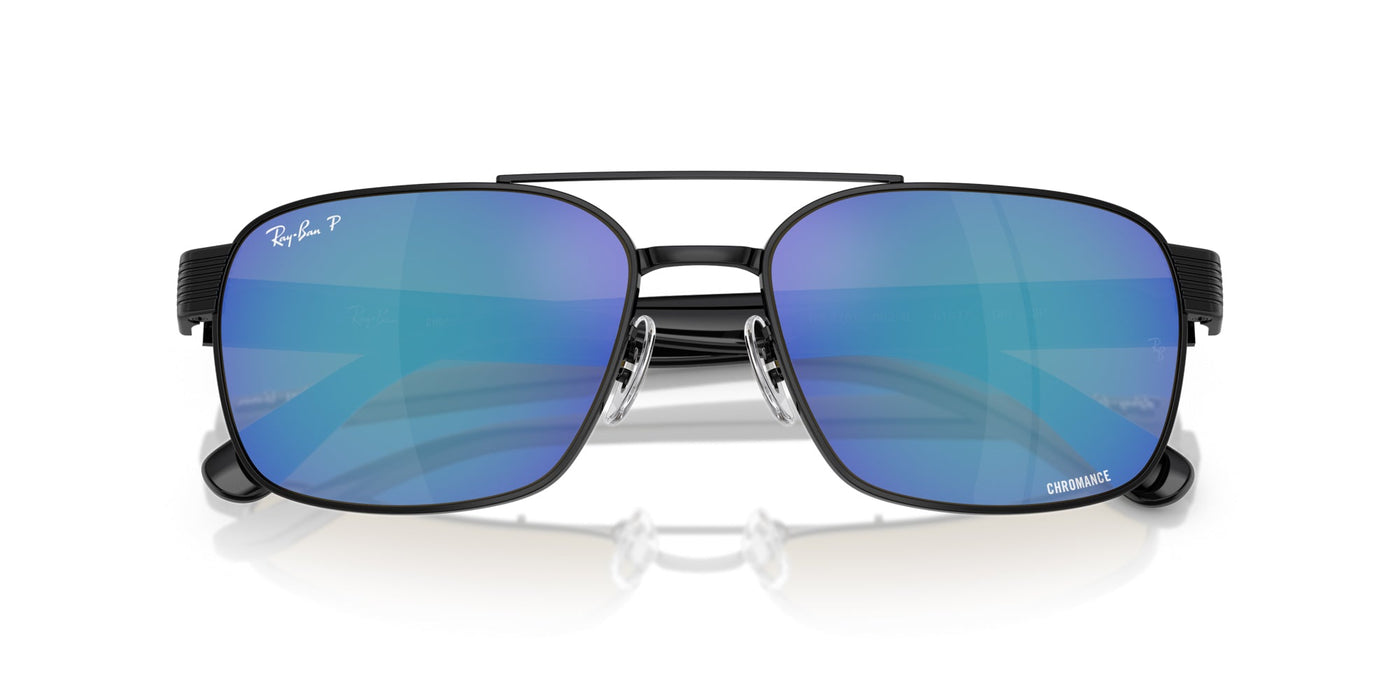 Ray-Ban RB3751CH Black/Grey Blue Mirror #colour_black-grey-blue-mirror