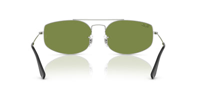 Ray-Ban Explorer 5 RB3845 Silver/Green #colour_silver-green