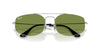 Ray-Ban Explorer 5 RB3845 Silver/Green #colour_silver-green