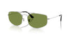 Ray-Ban Explorer 5 RB3845 Silver/Green #colour_silver-green