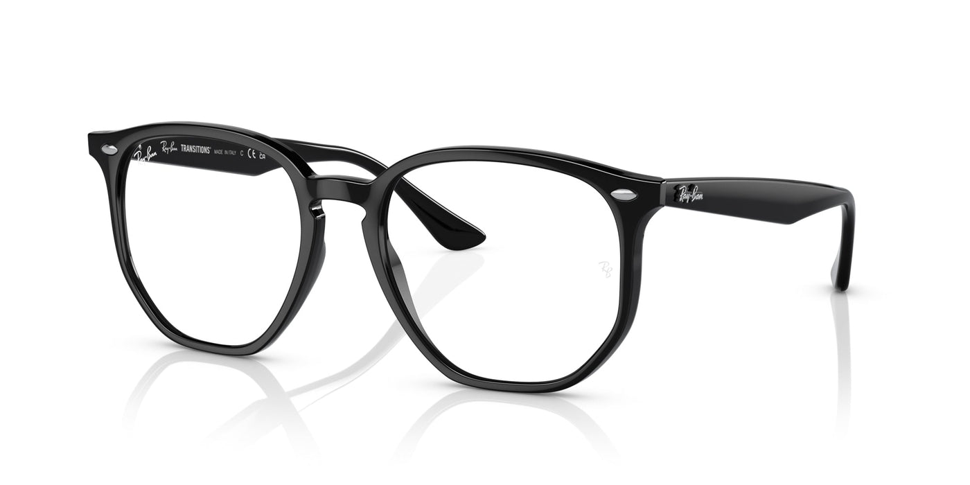 Ray-Ban RB4306 Black/Clear/Green #colour_black-clear-green