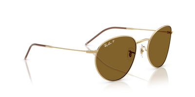 Ray-Ban Round Reverse RBR0103S Arista Gold/Brown #colour_arista-gold-brown