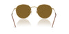 Ray-Ban Round Reverse RBR0103S Arista Gold/Brown #colour_arista-gold-brown