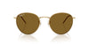 Ray-Ban Round Reverse RBR0103S Arista Gold/Brown #colour_arista-gold-brown