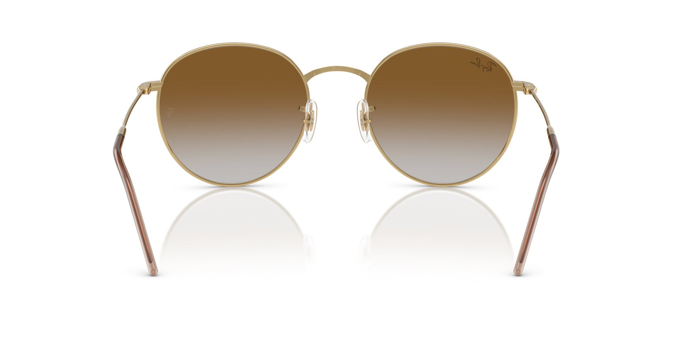 Ray-Ban Round Reverse RBR0103S Arista Gold/Clear Brown Gradient #colour_arista-gold-clear-brown-gradient