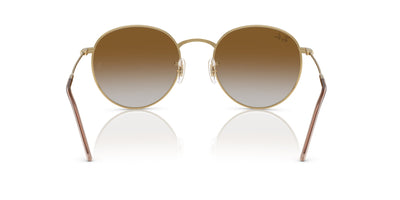 Ray-Ban Round Reverse RBR0103S Arista Gold/Clear Brown Gradient #colour_arista-gold-clear-brown-gradient