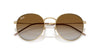 Ray-Ban Round Reverse RBR0103S Arista Gold/Clear Brown Gradient #colour_arista-gold-clear-brown-gradient