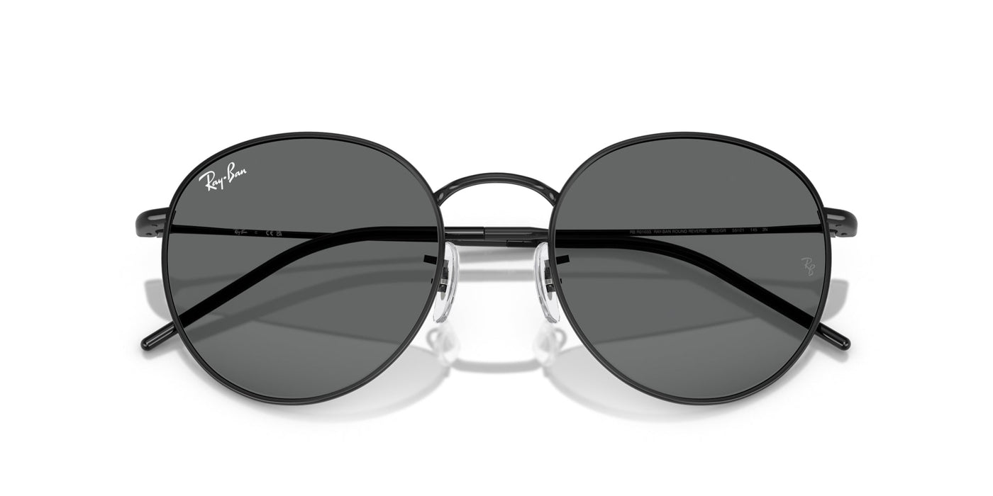 Ray-Ban Round Reverse RBR0103S Black/Dark Grey #colour_black-dark-grey