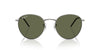 Ray-Ban Round Reverse RBR0103S Gunmetal/Dark Green Polarised #colour_gunmetal-dark-green-polarised