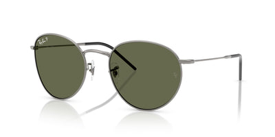 Ray-Ban Round Reverse RBR0103S Gunmetal/Dark Green Polarised #colour_gunmetal-dark-green-polarised